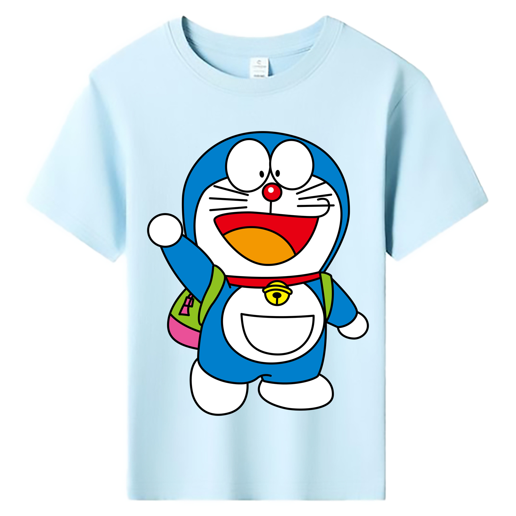（画像用） ドラえもん Doraemon 綿100％キッズTシャツ（フロントプリント）